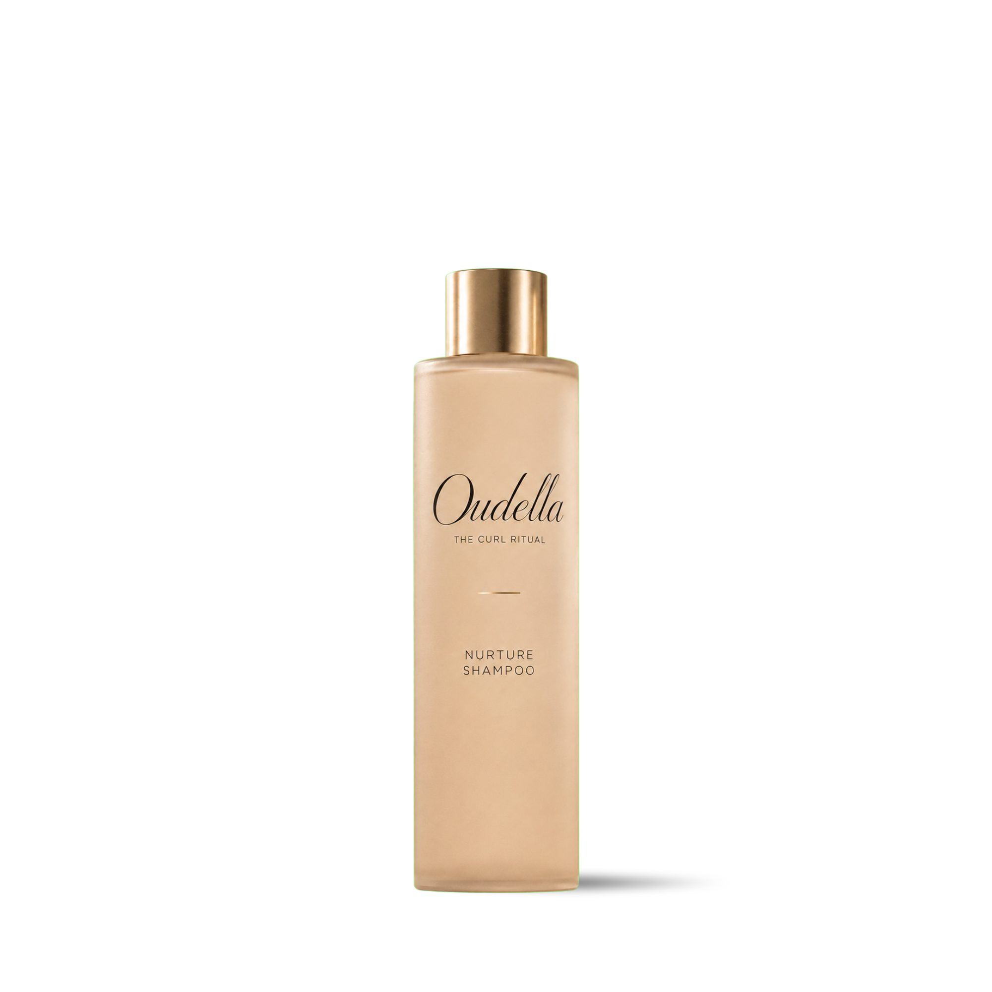 Oudella Nurture Shampoo in ivory and brushed gold packaging