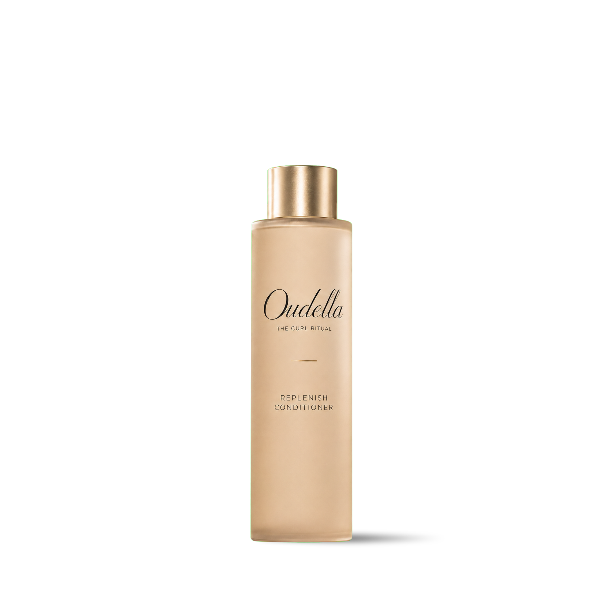Oudella Replenish Conditioner in ivory and brushed gold packaging