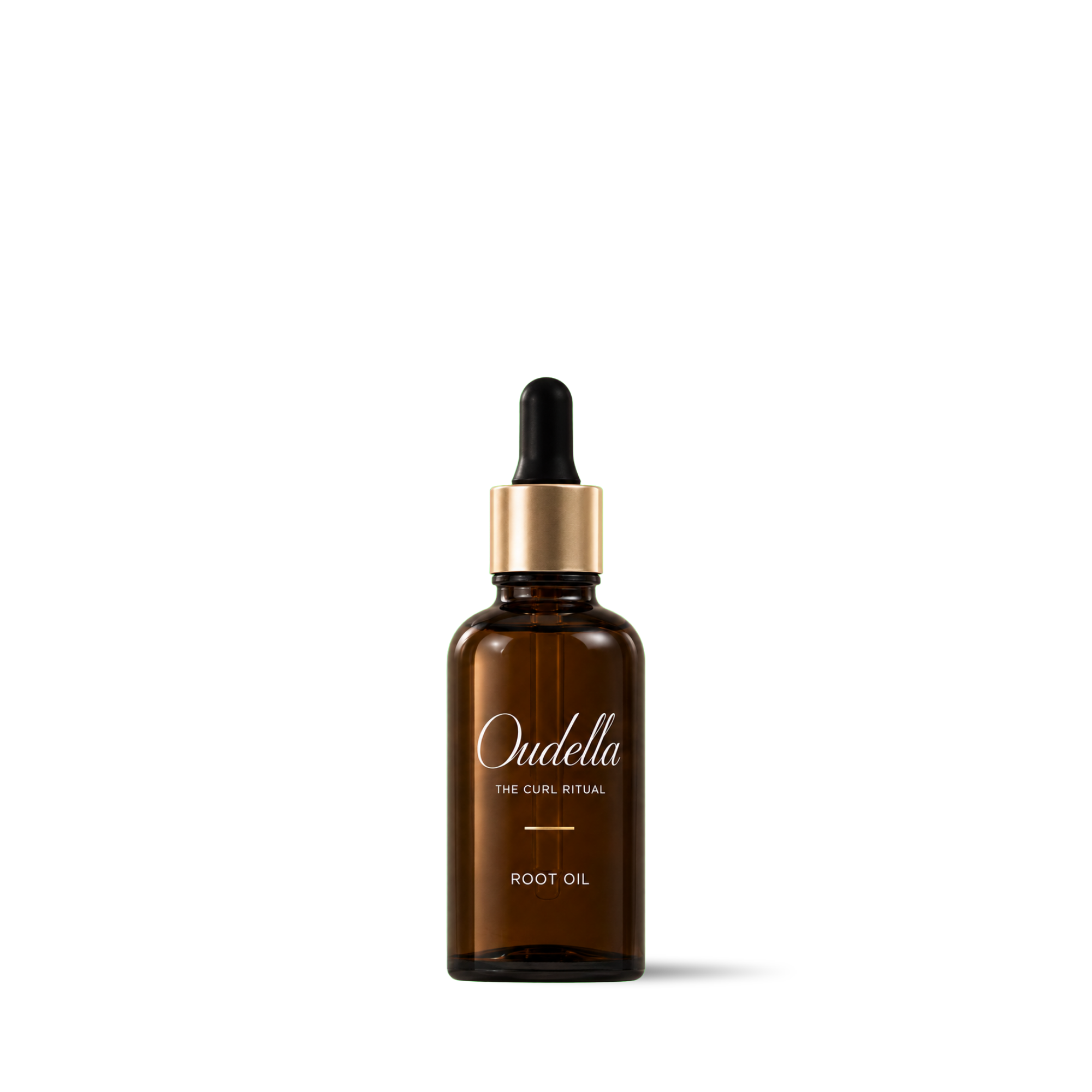 Oudella Root Oil in an amber glass dropper bottle